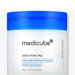 Medicube Zero Pore Pad with Blue Lid 70 Pads NWT